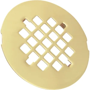 Do it Best Polished Brass Snap-In Shower Drain Strainer