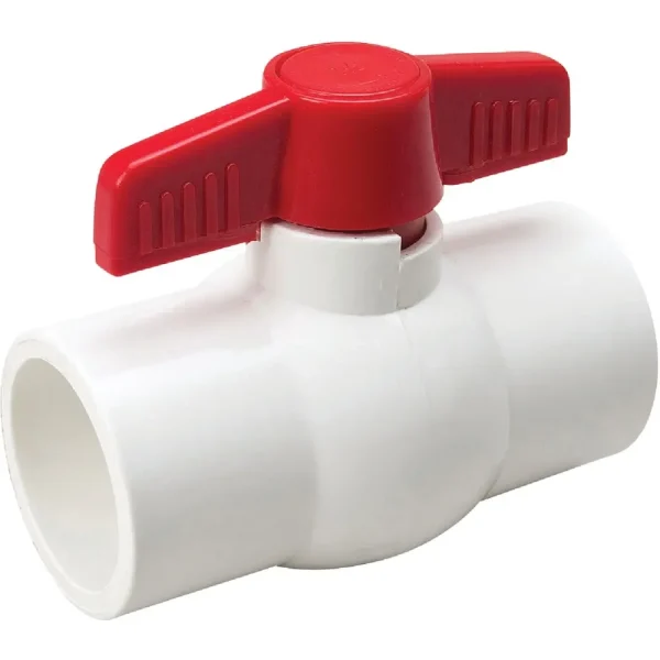 ProLine PVC Quarter Turn Ball Valve, 2 In. S x 2 In. S