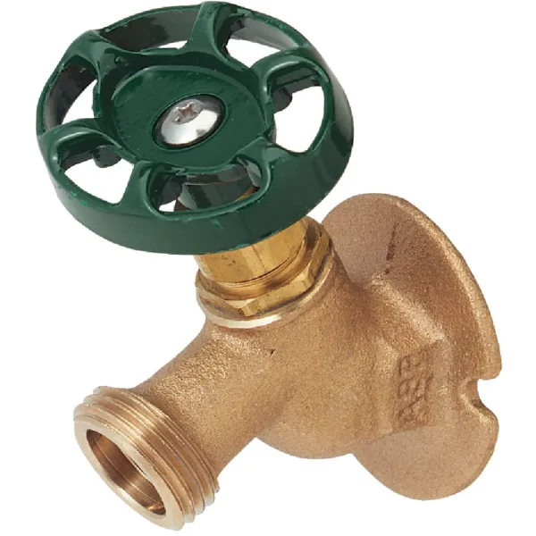Arrowhead Brass Sillcock Faucet Solid Flange Oval Handle