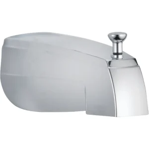 Delta Bathtub Spout with Pull Up Diverter, Chrome