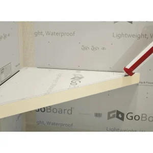 The Original Floating Corner Shower Bench Kit with GoBoard | 18″ x 18″ - view 3