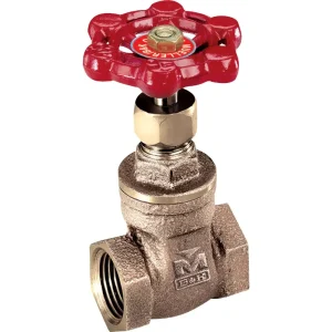 ProLine Low Lead Gate Valve, 1/2 In. FIPS x 1/2 In. FIPS