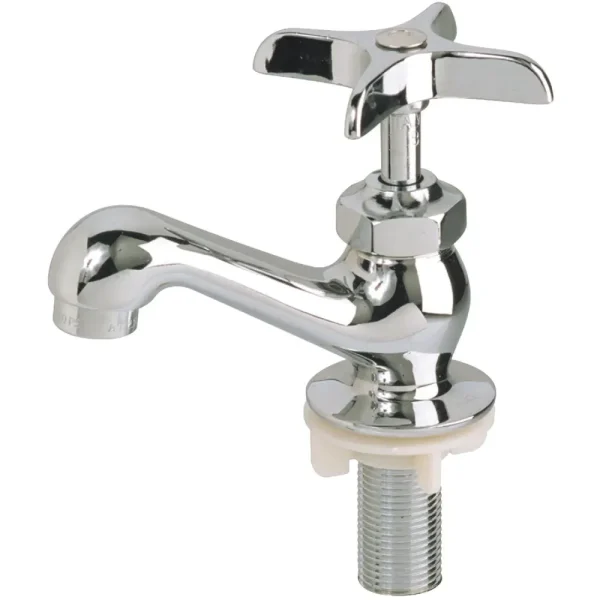 B & K Chrome Single Basin Faucet With Aerator