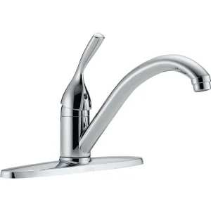Delta Classic Chrome Single Handle Kitchen Faucet