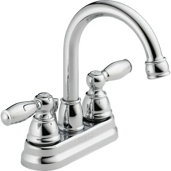 Peerless Two Handle Claymore Bathroom Faucet, Chrome
