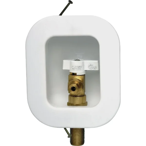 Oatey 12K Ice Maker Outlet Box with Nails