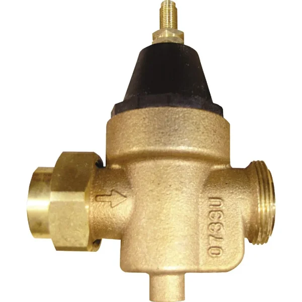 Watts Water Pressure Regulator Reducing Valve, 3/4 in