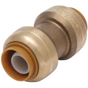 SharkBite 1″ Push-to-Connect Brass Coupling