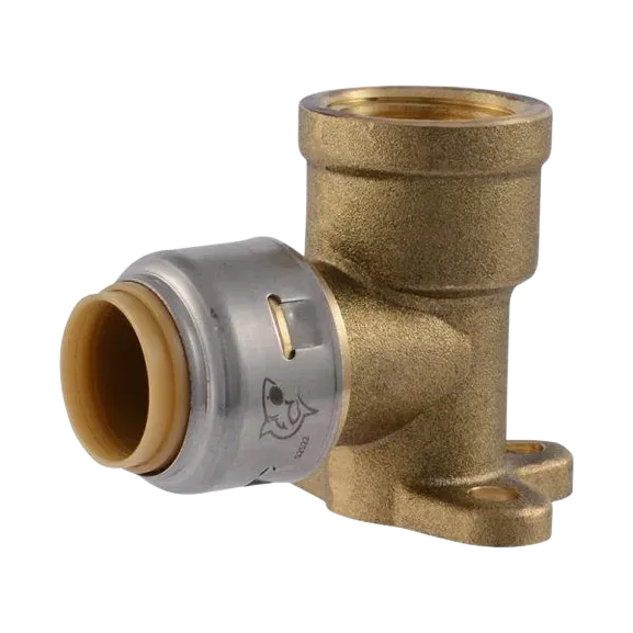 SharkBite Max 1/2″ PTC x 1/2″ FPT 90 Deg. Push-to-Connect Drop Ear Elbow