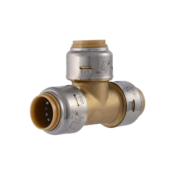 SharkBite Max 1/2″ x 1/2″ x 1/2″ Brass Push-to-Connect Tee