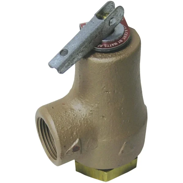 Watts Iron Hot Water Pressure Relief Valve, 3/4 in
