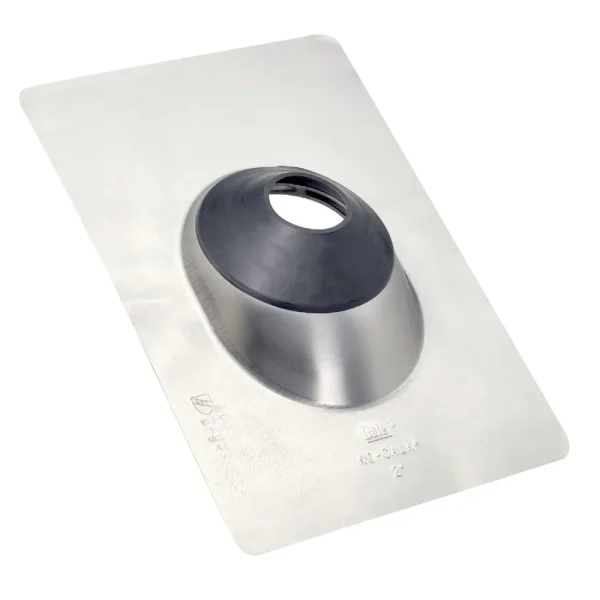 Oatey No-Caulk 4 In. Aluminum Base Pipe Flashing
