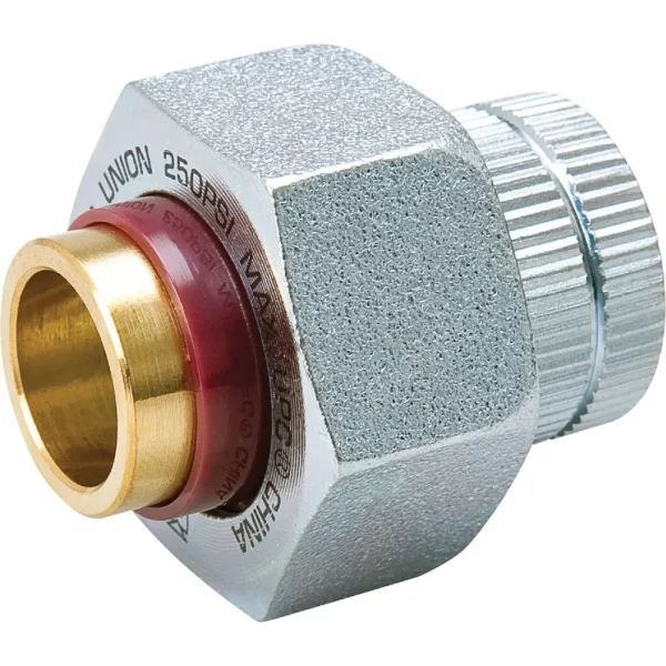 ProLine Galvanized Dielectric Union, 1/2 In. FIP x 1/2 In. Copper Sweat