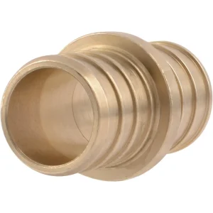 SharkBite 3/4″ Barb x 3/4″ PEX Barb Brass Coupling, 10-Pack