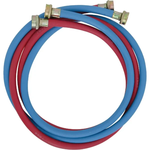 Do it Best 3/8 In. Hot & Cold Washing Machine Hose, 6 ft., 2-Piece
