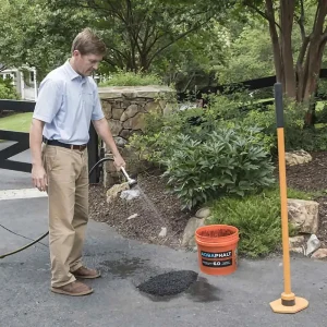 Aquaphalt 50 lbs. Patch Material for Asphalt and Concrete | 4.0 | Fine - view 3