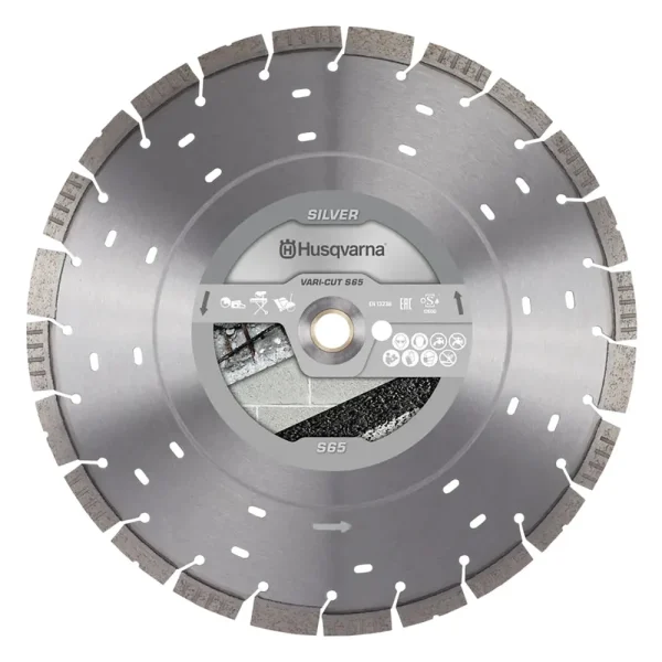 Husqvarna VARI-CUT S65 Concrete Diamond Blades | 18″ x .0125″