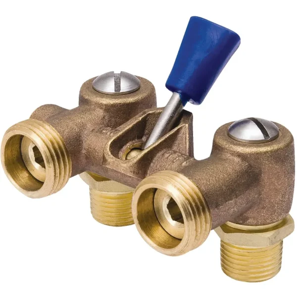 Washing Machine Shut Off Valve with Ball-Type Construction