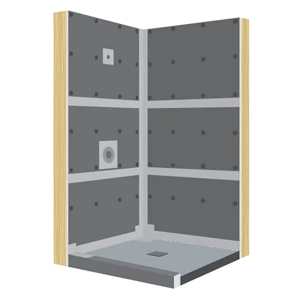 Ardex TLT Shower Bases | 32″ x 60″ Center Drain Base