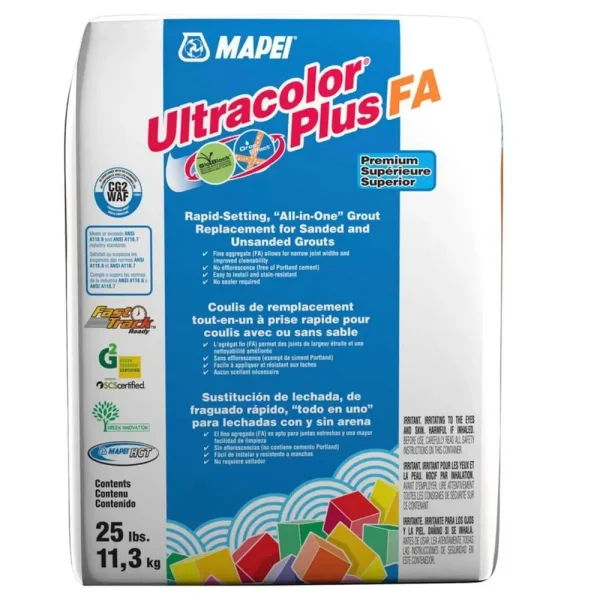 Mapei Ultracolor Plus FA Rapid-Setting Grout | Alabaster / 10 lb. Bag