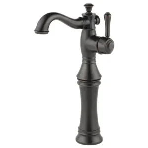 Delta Cassidy Venetian Bronze Single Handle Vessel Bathroom Faucet
