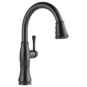 Delta Cassidy Lumicoat Venetian Bronze Single Handle Pull Down Kitchen Faucet
