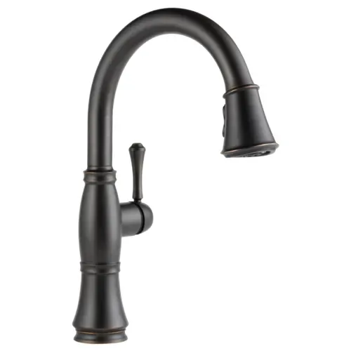 Delta Cassidy Lumicoat Venetian Bronze Single Handle Pull Down Kitchen Faucet