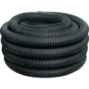 Advanced Drainage Systems Corrugated Perforated Drain Pipe, 4 In. x 100 Ft