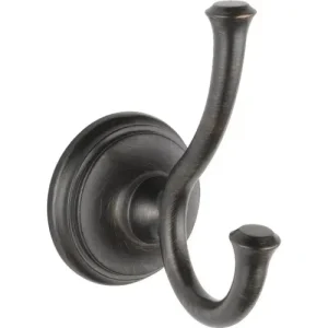 Delta Cassidy Venetian Bronze Double Robe Hook