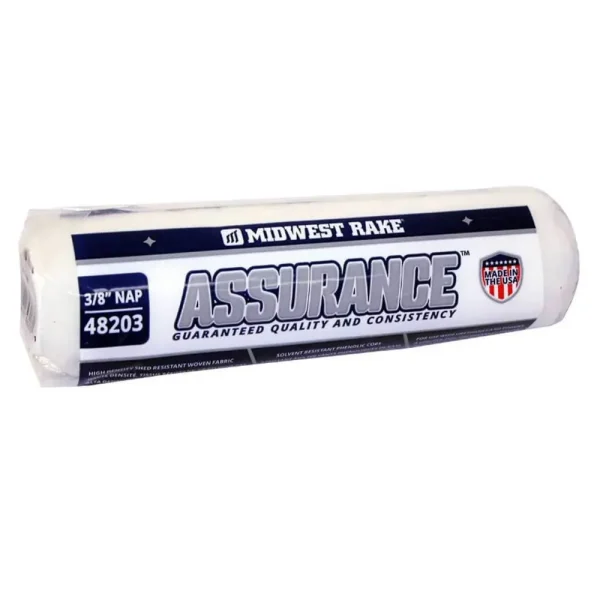 Midwest Rake Assurance 3/8″ NAP Roller Cover | 9 inch