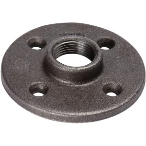 Southland Black Iron Floor Flange, 3/4 In. x 3-3/8 In