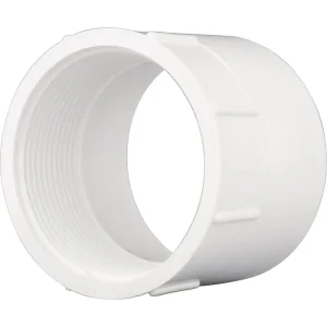Charlotte Pipe Schedule 40 DWV PVC Adapter, 6 In. Hub x 6 In. FPT