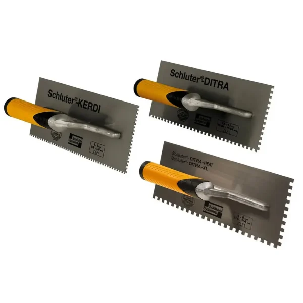 Schluter Kerdi Square Notched Trowels | 1/8″ x 1/8″