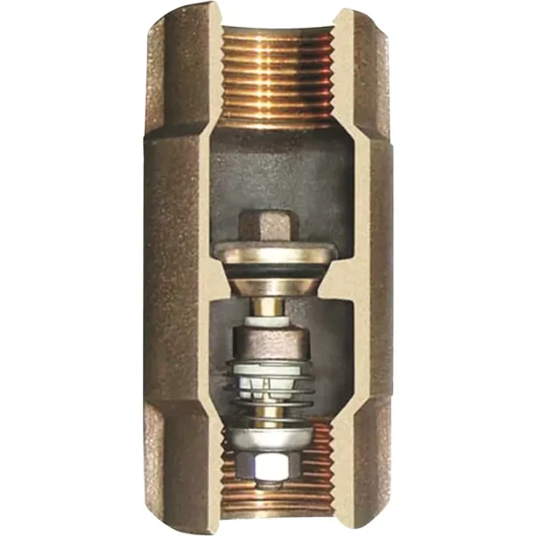 Simmons 3/4 In. Silicon Bronze Check Valve, Lead-free