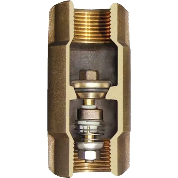 Simmons 1-1/4 In. Silicon Bronze Check Valve, Lead-free