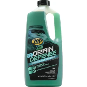 Zep Liquid Drain Defense Drain Cleaner, 64 oz