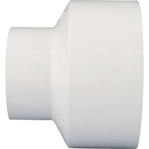 Charlotte Pipe Schedule 40 DWV Reducing PVC Coupling, 6 In. Hub x 4 In. Hub