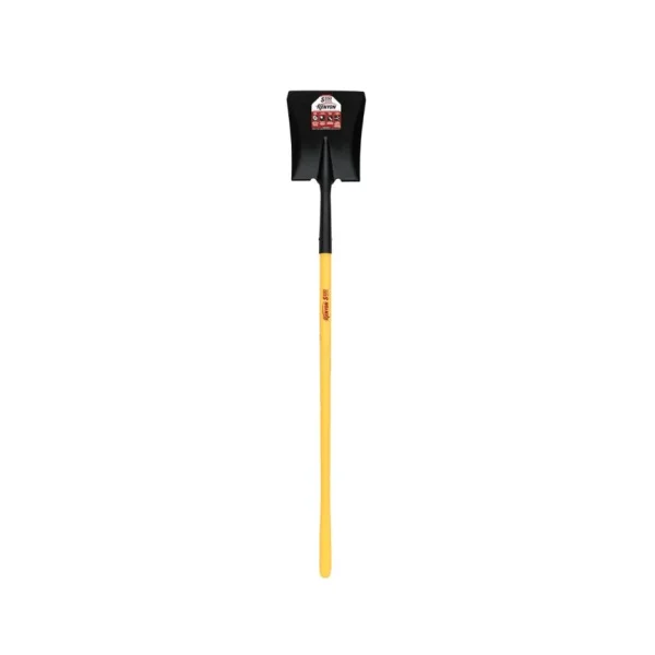 16 Ga. #2 Square Point Shovel, 48″ Polymer Handle