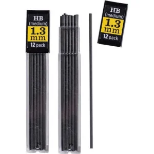Rite in the Rain HB Lead Refills, 1.3mm x 60mm, 2 Packs of 12 Leads
