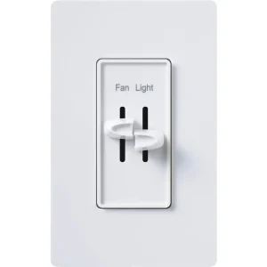 Lutron Skylark Fan and Light Slide Dimmer Switch