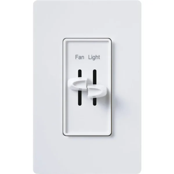 Lutron Skylark Fan and Light Slide Dimmer Switch