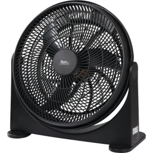 Best Comfort Black 3 Speed Portable Floor Fan, 16 in