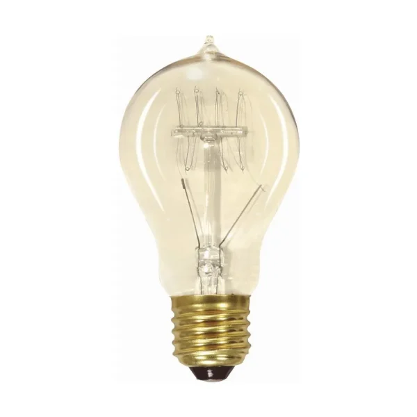 Satco 40 Watt A19 Incandescent Vintage Edison Style Light Bulb