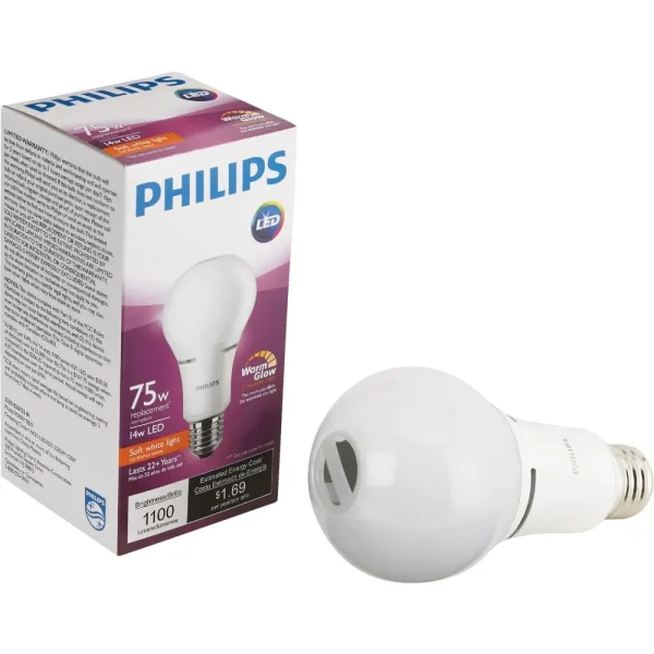 Philips A21 Medium Dimmable LED Light Bulb