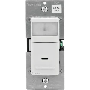 Leviton Decora White Single Pole or 3-Way Motion Sensor In-Wall Switch
