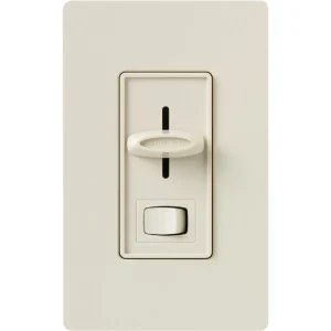 Lutron Skylark Incandescent/Halogen/LED/CFL Almond Slide Dimmer Switch