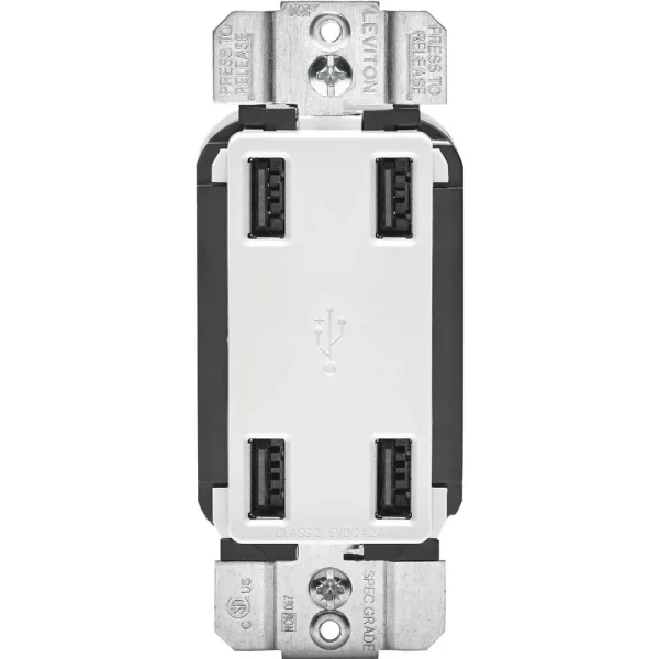 Leviton 4-Port Usb Charging Outlet