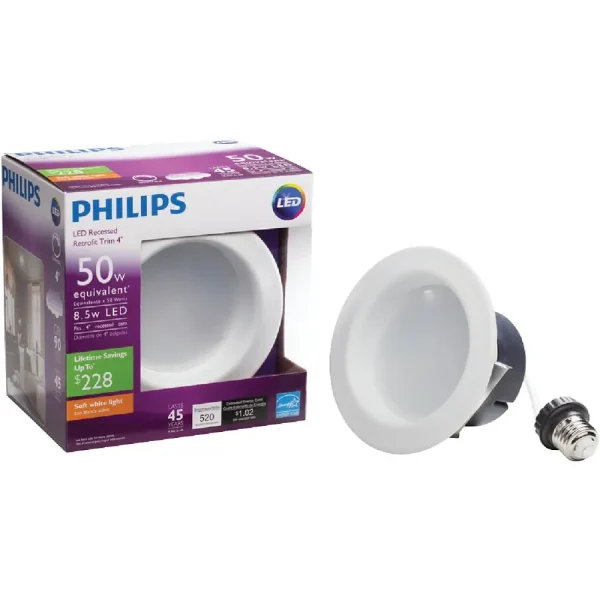 Philips Retrofit 8W LED Recessed Light Kit