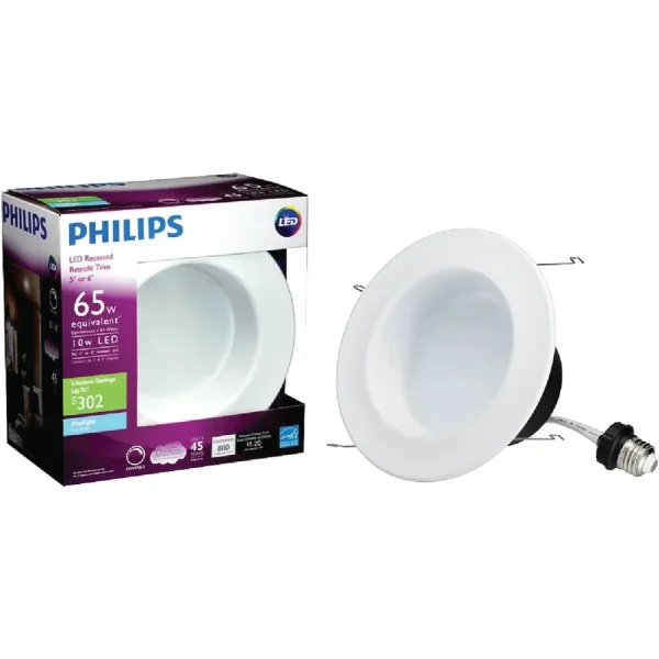 Philips Retrofit 10W LED Recessed Light Kit