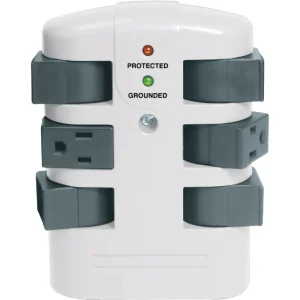 Prime Wire & Cable 6-Outlet Rotating Plug-In Outlet